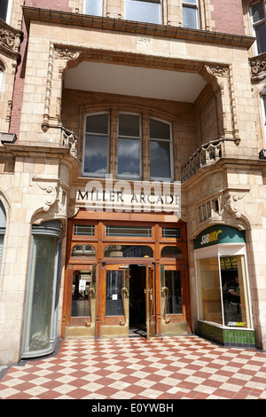 Eingang zum Miller-Arcade-Spezialist Einkaufszentrum Preston Lancashire UK Stockfoto