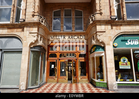 Eingang zum Miller-Arcade-Spezialist Einkaufszentrum Preston Lancashire UK Stockfoto