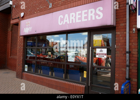 britische Armee Karriere Büro Preston Lancashire UK Stockfoto