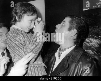 Schauspieler Jerry Lewis in Fotogalerie Stockfoto