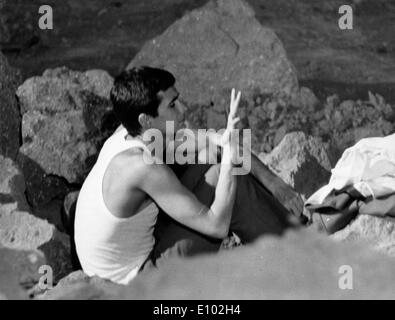 Schauspieler Anthony Perkins in dem Film "Der Prozess" Stockfoto