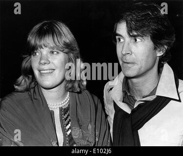 Anthony Perkins und Berry Berenson am blauen Engel Stockfoto