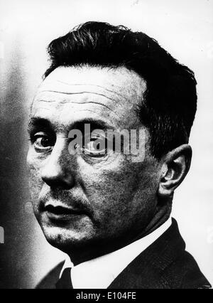 Porträt der Provisional IRA Führer Sean Mac Stiofain Stockfoto