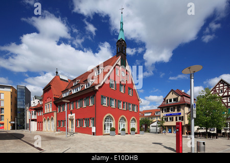 Rathaus am Marktplatz in Asperg, Strohgaeu, Baden-Württemberg Stockfoto