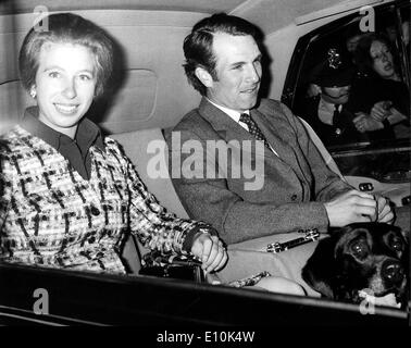 Prinzessin Anne und Ehemann Mark Phillips Stockfoto