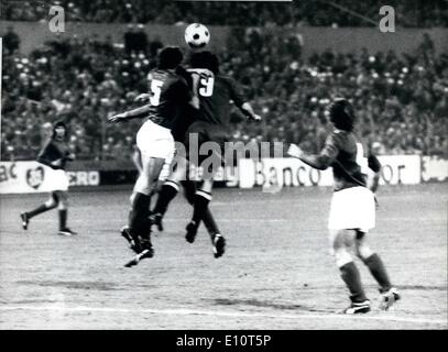 2. Februar 1974 - wird der jugoslawischen Fußball-Nationalmannschaft bei der Fußball-Weltmeisterschaft 1974 In Westdeutschland teilnehmen!: gestern Stockfoto