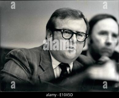 7. Juli 1974 - House Judiciary Committee, 24.-26. Juli 1974. Congressman Harold V. Froehlich (R), Wisconsin, Adressierung des Ausschuss in der Debatte um Ex-Präsident Richard M. Nixon seines Amtes zu entheben. Stockfoto