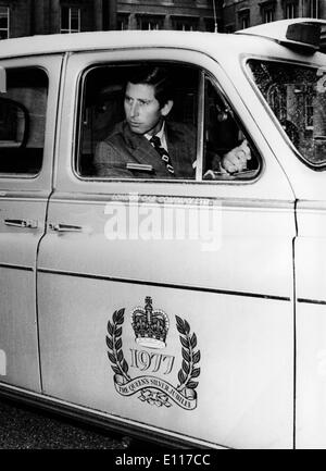 Prinz Charles treibt Silberjubiläum Kabine Stockfoto