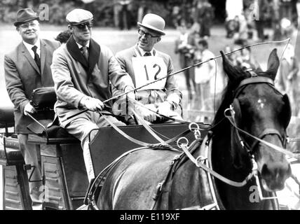 Prinz Philip im Pferderennen bei royal Horse show Stockfoto