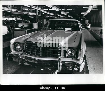 Sept. 09, 1976 - Streik, Ford Montage Anlage Mahwah, NJ Stockfoto