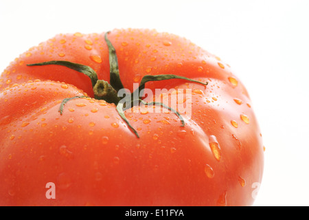 Frische und pralle Beefsteak Tomaten Stockfoto