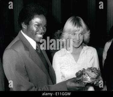 2. Februar 1978 - 14-year0old Kathy Miller aus Arizona erhält die Tapferkeit in Sportpreis in der Guildhall: die jährliche Tapferkeit im Stockfoto