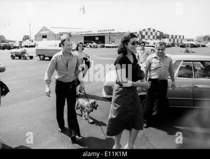 Christina Onassis mit Ehemann Sergei Kauzov Stockfoto