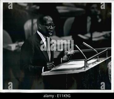 6. Juni 1978 - LEOPOLD SEDAR SENGHOR Pres Seregal Stockfoto