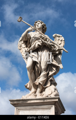 Engelsstatur, Engelsbrücke, Rom, Italien - Angel Statue, Bridge of Angels, Rom, Italien Stockfoto