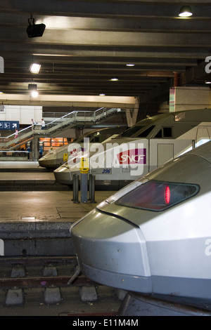 TGV Réseau Im Bahnhof Montparnasse, Paris, Frankreich - TGV Réseau im Bahnhof Montparnasse, Paris, Frankreich Stockfoto