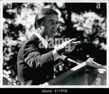 Sept. 09, 1979 - demokratische Partei Kandidat Jerry Brown Stockfoto