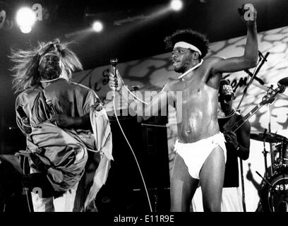 1. Januar 1980 ist - Montreux, Schweiz - (Foto, c1980) GEORGE CLINTON, US-amerikanischer Musiker und ein wichtiger Erneuerer der Stockfoto