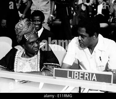 1. Januar 1980 - Datei Foto: ca. 1980er Jahre, Ort unbekannt. CHARLES CECIL DENNIS 1931 – 22. April 1980 wurde eine liberianische politische Stockfoto