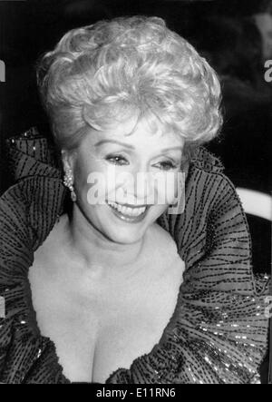 Porträt der Schauspielerin Debbie Reynolds Stockfoto