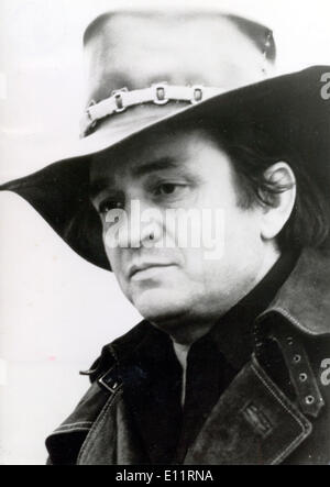 Porträt des Sängers Johnny Cash Stockfoto