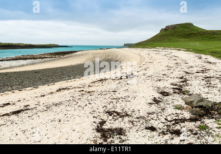 MAERL ALGEN ODER CORAL BEACH IN DER NÄHE VON CLAIGAN AUF DER ISLE OF SKYE SCHOTTLAND Stockfoto