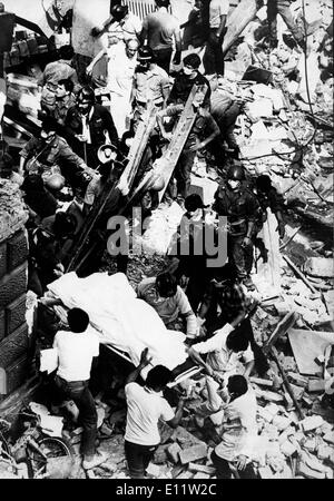 Bombenanschlag in Bologna Bahnhof Stockfoto