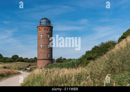 Der ehemalige Marinepeilturm wurde 1927 erbaut und ist etwa 23 Meter hoch, Kap Arkona, Insel Rügen, Deutschland, Europa Stockfoto