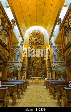 Die Notre Dame Basilica Kapelle des Heiligsten Herzens Jesu in Montreal, Quebec. Stockfoto