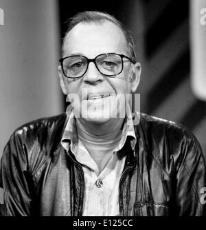 CHRIS HOWLAND, britischer Schlagersänger in den 1950er/1960er Jahre, Schauspieler in deutschen Filmen und beliebten Radio-Moderator in Deutschland. Stockfoto