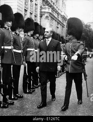 25. März 2009 - Teheran - iranischen Könige und Schah von Persien. Datei: c. 1940er Jahre - 1960er Jahre MOHAMMAD REZA Schah PAHLAVI, Schah von Persien, während 1949-1979 (Bild Kredit: KEYSTONE Bilder USA/ZUMAPRESS.com) Stockfoto