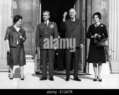 25. März 2009 - Teheran - iranischen Könige und Schah von Persien. Datei: c. 1940er Jahre - 1960er Jahre MOHAMMAD REZA Schah PAHLAVI, Schah von Persien, während 1949-1979 (Bild Kredit: KEYSTONE Bilder USA/ZUMAPRESS.com) Stockfoto