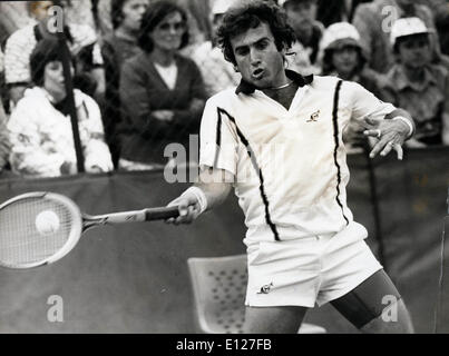 1. April 2009 - ist London, England, Vereinigtes Königreich - EDDIE DIBBS ein ehemaliger US-amerikanischer Tennisspieler. 23. Februar 1951, in Brooklyn, New York geboren. Er erreichte eine Karriere hoch ranking der Welt Nr. 5 im Juli 1978. (Bild Kredit: KEYSTONE Bilder USA/ZUMAPRESS.com) Stockfoto