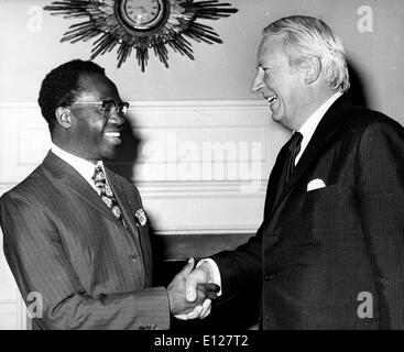 1. April 2009 - war London, England, Vereinigtes Königreich - KOFI ABREFA BUSIA 11. Juli 1913 Ð 28. August 1978 Premierminister von Ghana f Stockfoto