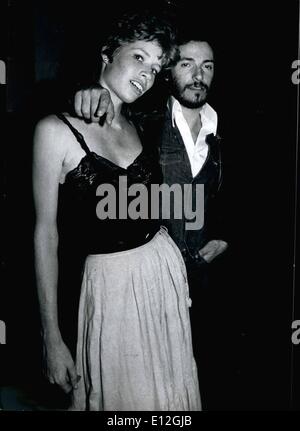 Rock star Bruce Springsteen und Freundin Karen Darvin. 29. Dezember ...