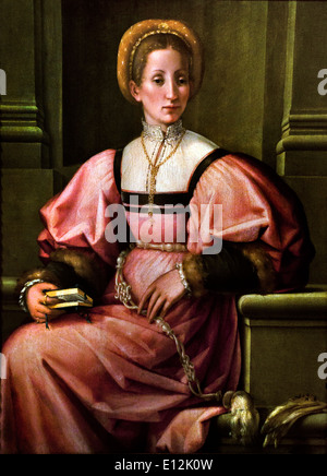 Porträt einer Dame 1530 Pier Francesco Foschi di Jacopo 1502-1567 Italien Italienisch Stockfoto