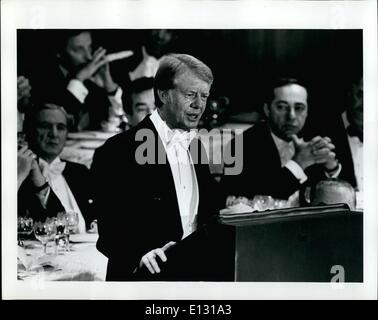 26. Februar 2012 - Jahresessen der Alfred E. Smith Foundation, Inc. Held im New Yorker Waldorf Astoria Hotel in New York City am 21.10.1976 Stockfoto