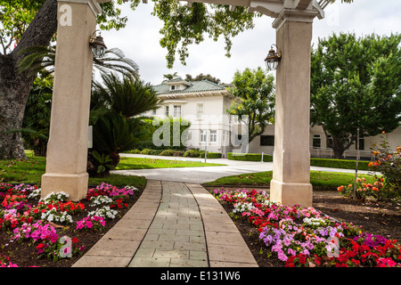 Die William Wrigley Mansion in Pasadena Kalifornien jetzt das Tournament of Roses-Haus Stockfoto