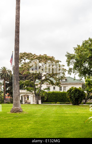 Die William Wrigley Mansion in Pasadena Kalifornien jetzt das Tournament of Roses-Haus Stockfoto