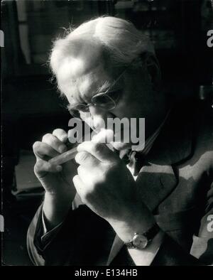 28. Februar 2012 - Sir Alexander Fleming Stockfoto