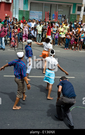 Mindelo Karneval 2014 - Streetparade. Stockfoto