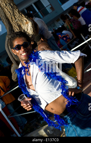 Mindelo Karneval 2014 - Streetparade. Stockfoto