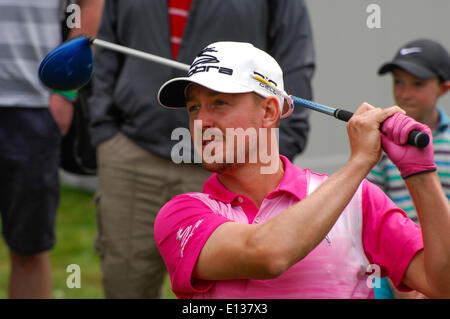 Wentworth, Surrey, UK. 21. Mai 2014.   Jonas Blixt während der BMW PGA Championship Wentworth pro-am, Surrey, UK-Credit: Bigred/Alamy Live-Nachrichten Stockfoto