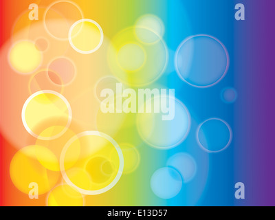 Abstrakten Regenbogen Hintergrund in EPS-10. Farbe hell dekorativer Hintergrund-Vektor-Illustration. Stockfoto