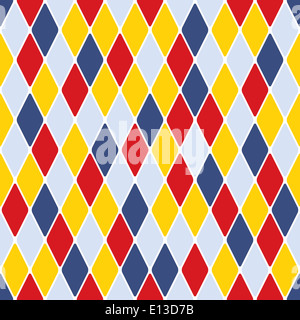 Harlekin gescheckt Musterdesign 3.1. Farbe hell dekorativer Hintergrund-Vektor-Illustration. Stockfoto