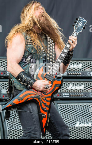 Columbus, Ohio, USA. 17. Mai 2014. BLACK LABEL SOCIETY führt am ersten Tag von der 2014 auf der Palette Rockfestival im Crew-Stadion in Columbus Ohio am 16. Mai 2014 © Marc Nader/ZUMA Wire/ZUMAPRESS.com/Alamy Live News Stockfoto