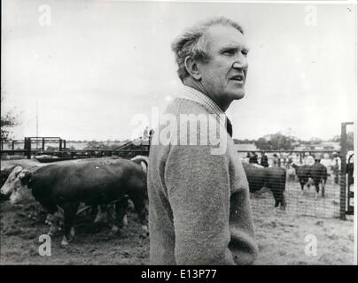 22. März 2012 - australische Uhr Malcolm Fraser Stockfoto