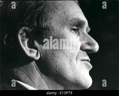 22. März 2012 - Malcolm Fraser, australischer. UHR. Stockfoto