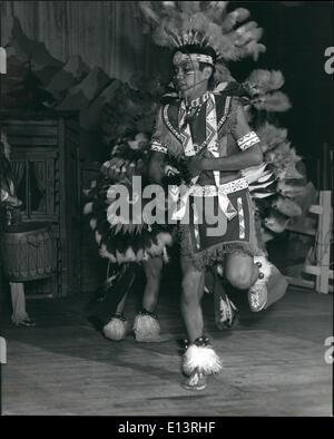 27. März 2012 - '' ehrliche Injun'' - sie sind echte Indianer: die Cowboys traditionellen Feind war der Indianer. Heute der gebürtige Stockfoto