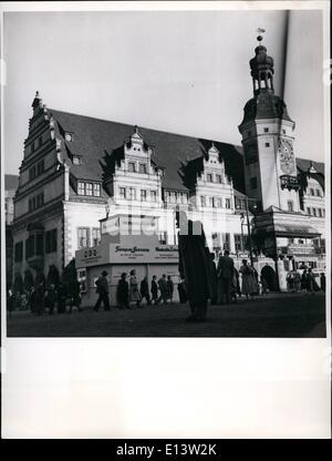 27. März 2012 - Leipzig Herbst Fiar. Das Rathaus. Stockfoto